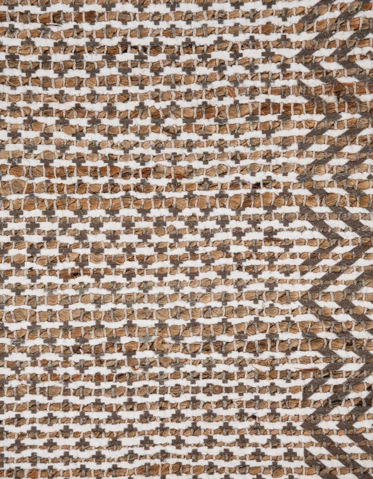 Detail image of  2' 1 x 3'  Hand Woven Chenille Jute Rug