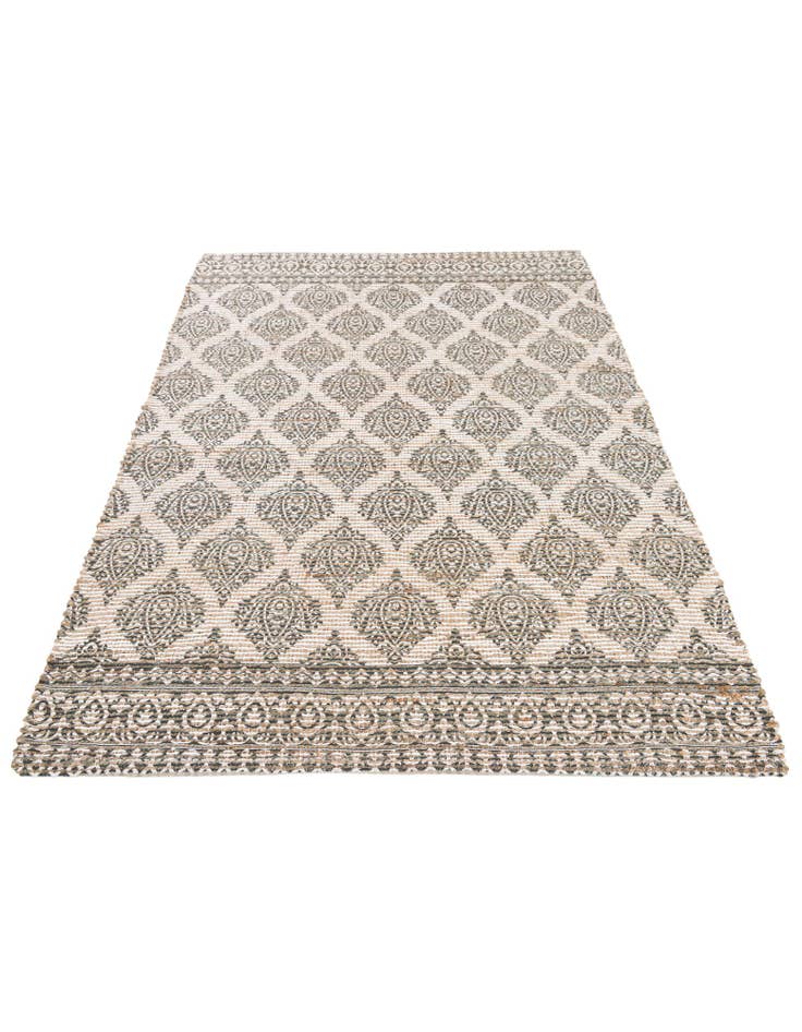 Detail image of  4' x 6'  Hand Woven Chenille Jute Rug