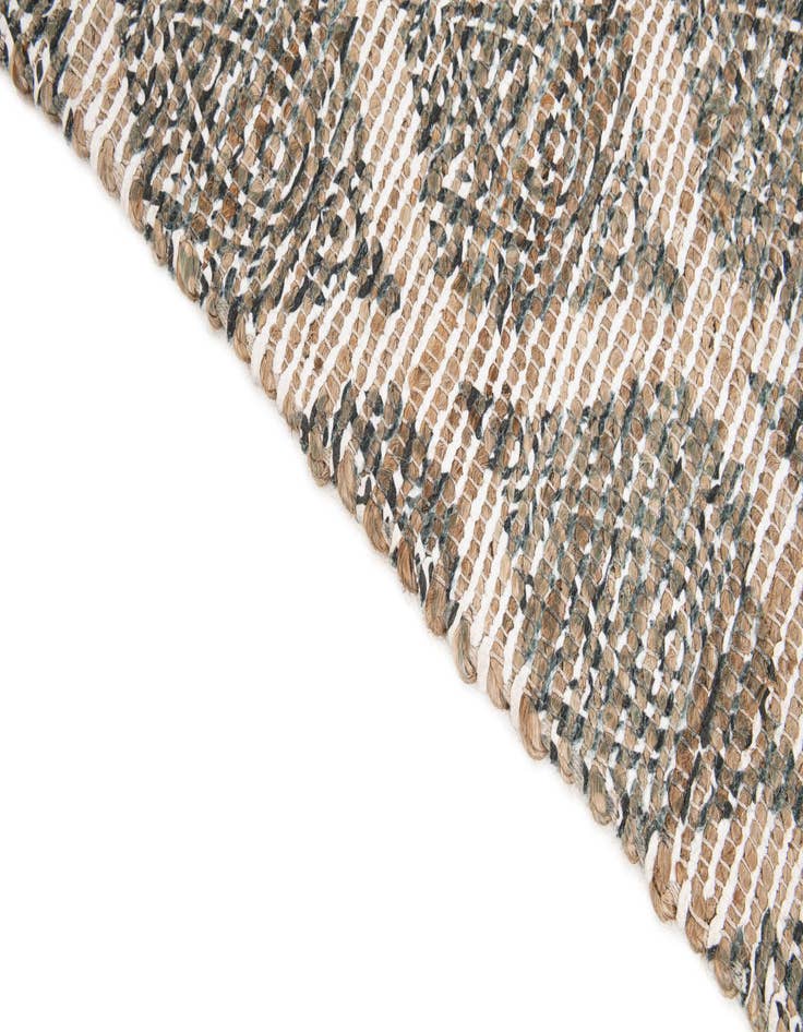 Detail image of  4' x 6'  Hand Woven Chenille Jute Rug