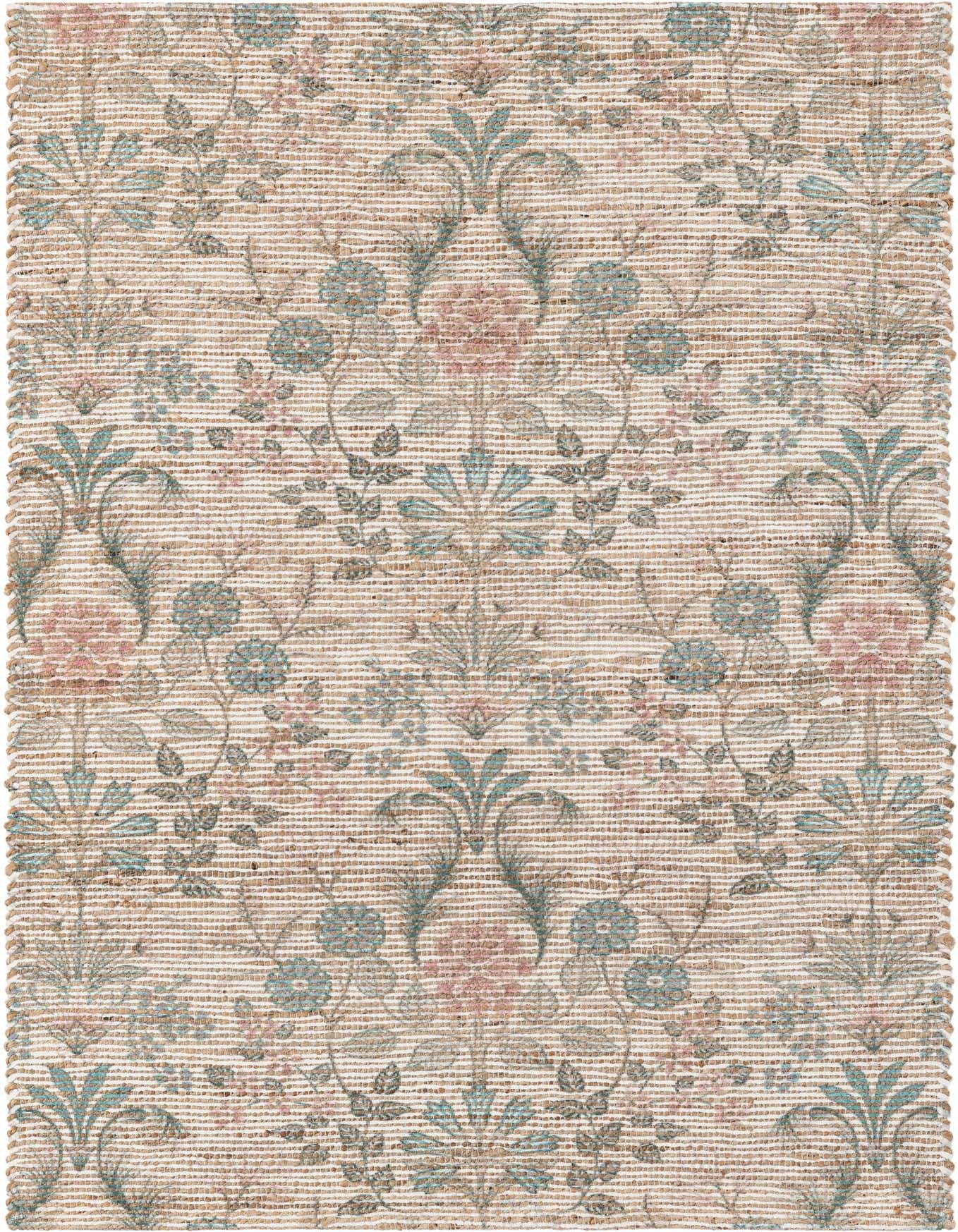 Primary image  4' 1 x 6' 1  Hand Woven Chenille Jute Rug