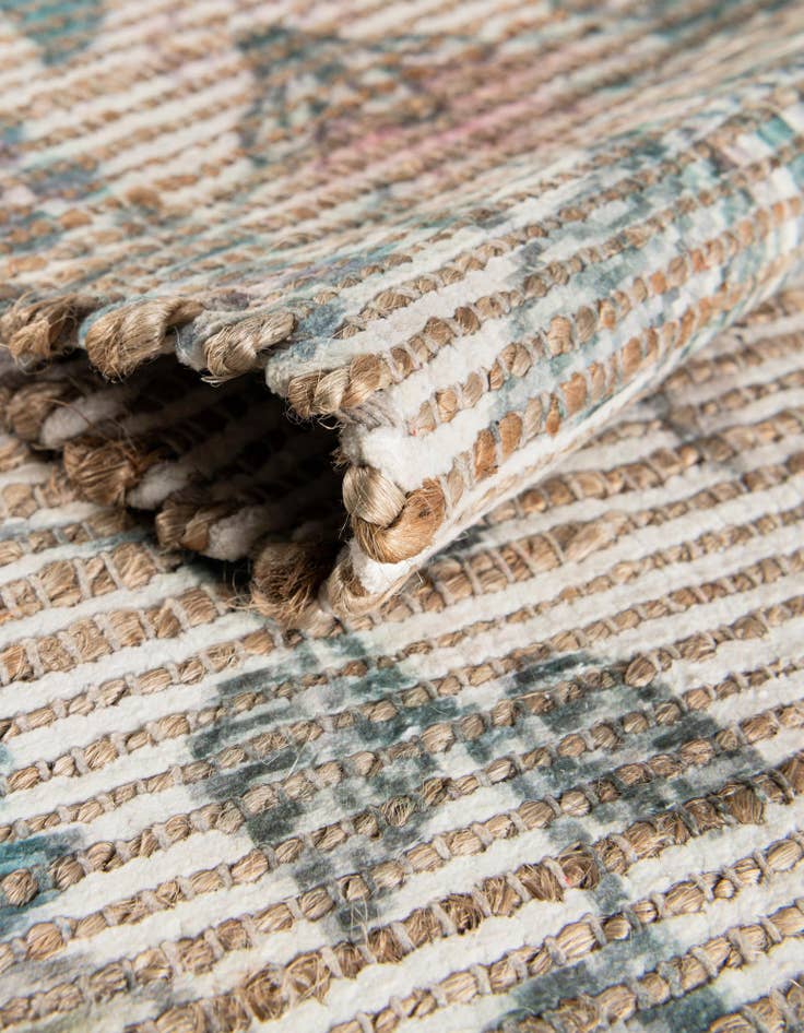 Detail image of  9' x 12'  Hand Woven Chenille Jute Rug
