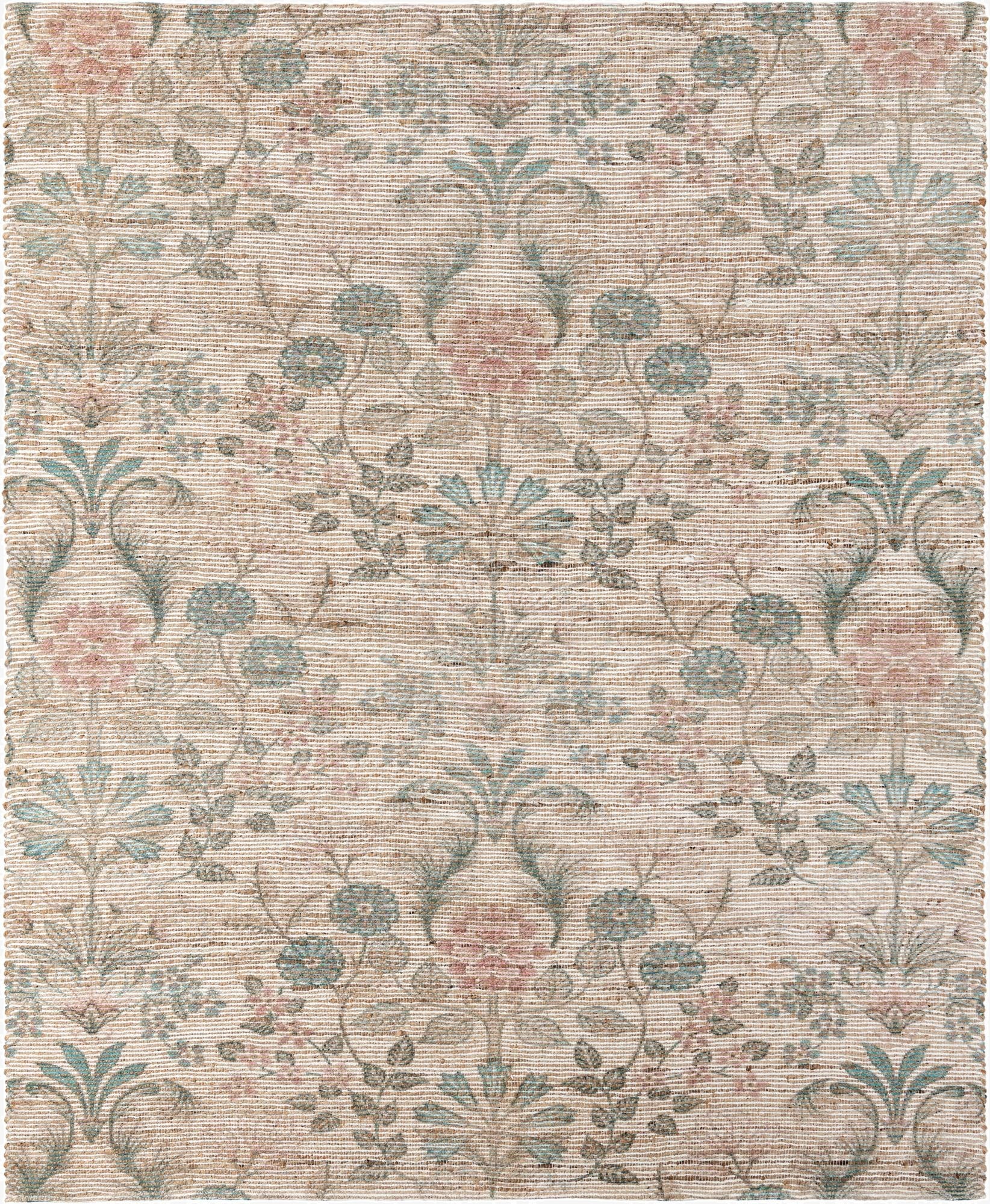  7' 10 x 10'  Hand Woven Chenille Jute Rug