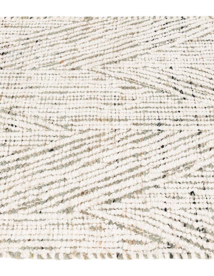 Detail image of  2' 2 x 3' 2  Hand Woven Chindi Braided Jute Rug