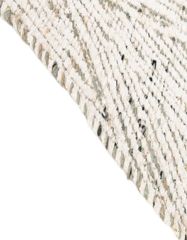 Detail image of  2' 2 x 3' 2  Hand Woven Chindi Braided Jute Rug