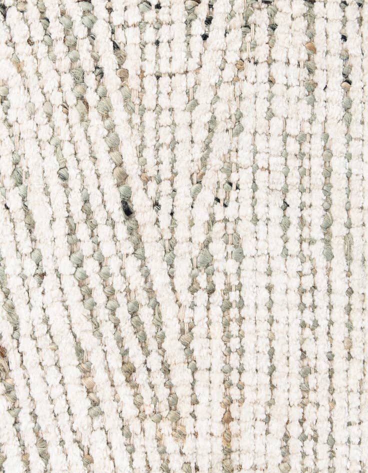 Detail image of  2' 2 x 3' 2  Hand Woven Chindi Braided Jute Rug