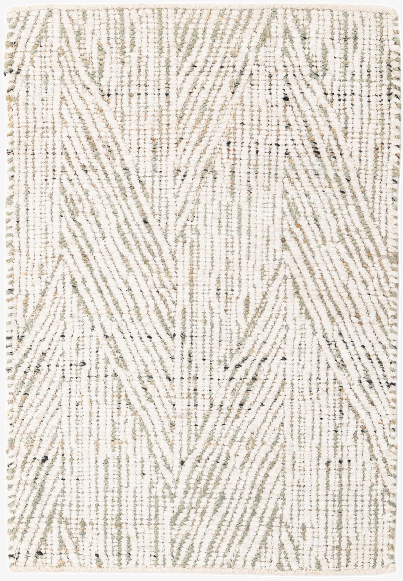  2' 2 x 3' 2  Hand Woven Chindi Braided Jute Rug
