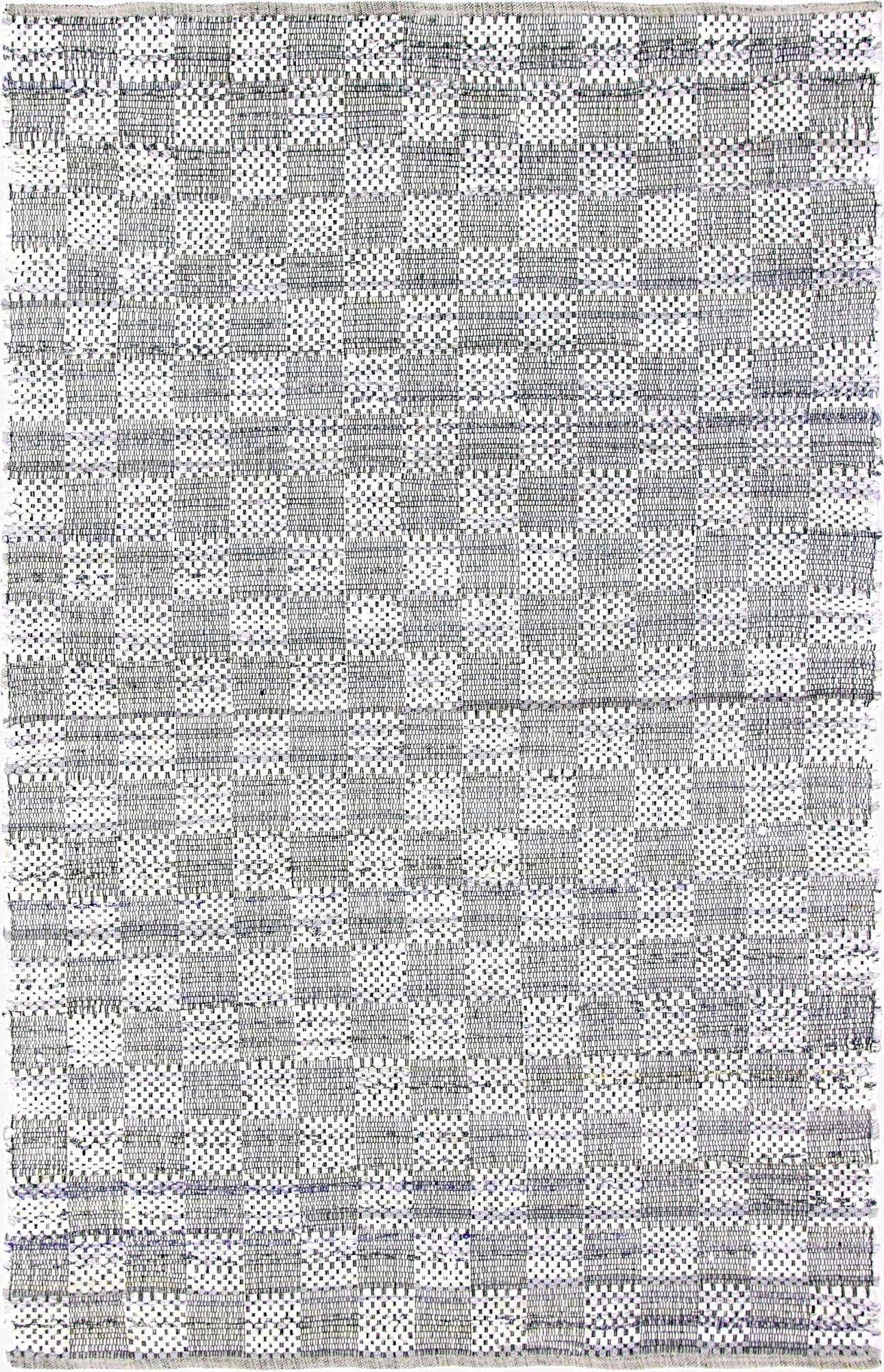  6' 1 x 9'  Hand Woven Chindi Cotton Rug