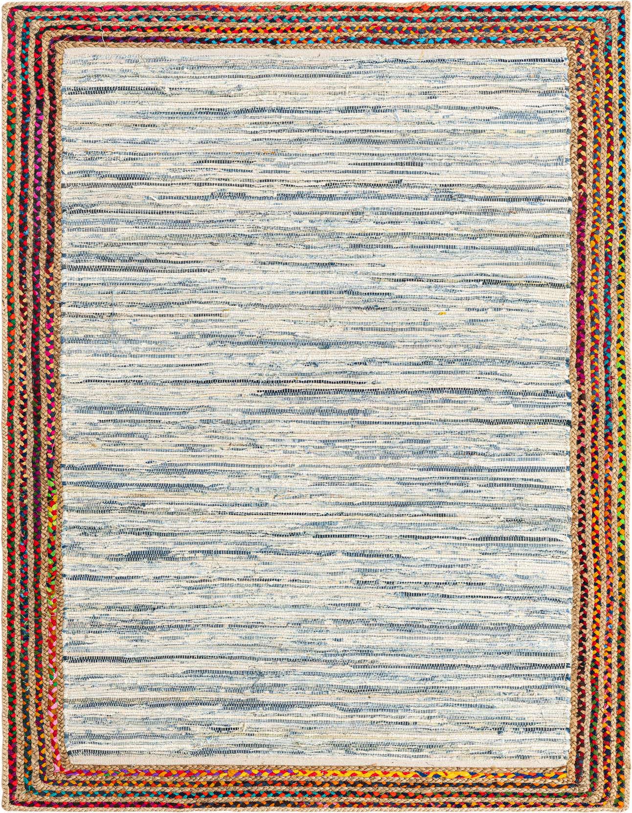 Primary image  5' 1 x 8' Chindi Jute Rug
