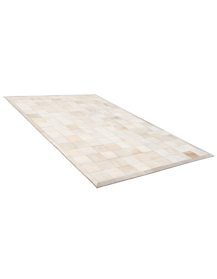 Detail image of  5' 1 x 7' 11 Cowhide - Patchwork Rug