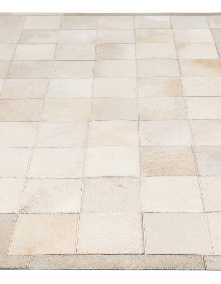 Detail image of  5' 1 x 7' 11 Cowhide - Patchwork Rug