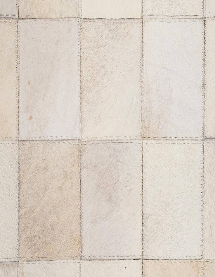 Detail image of  5' 1 x 7' 11 Cowhide - Patchwork Rug