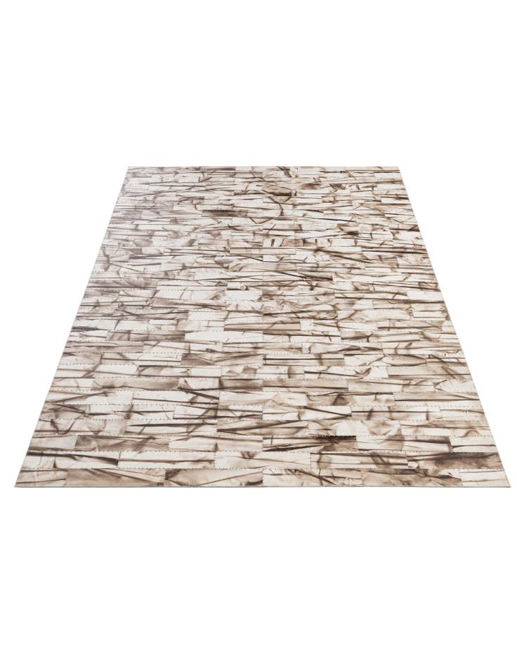 Detail image of  4' 11 x 8' 1 Cowhide - Patchwork Rug