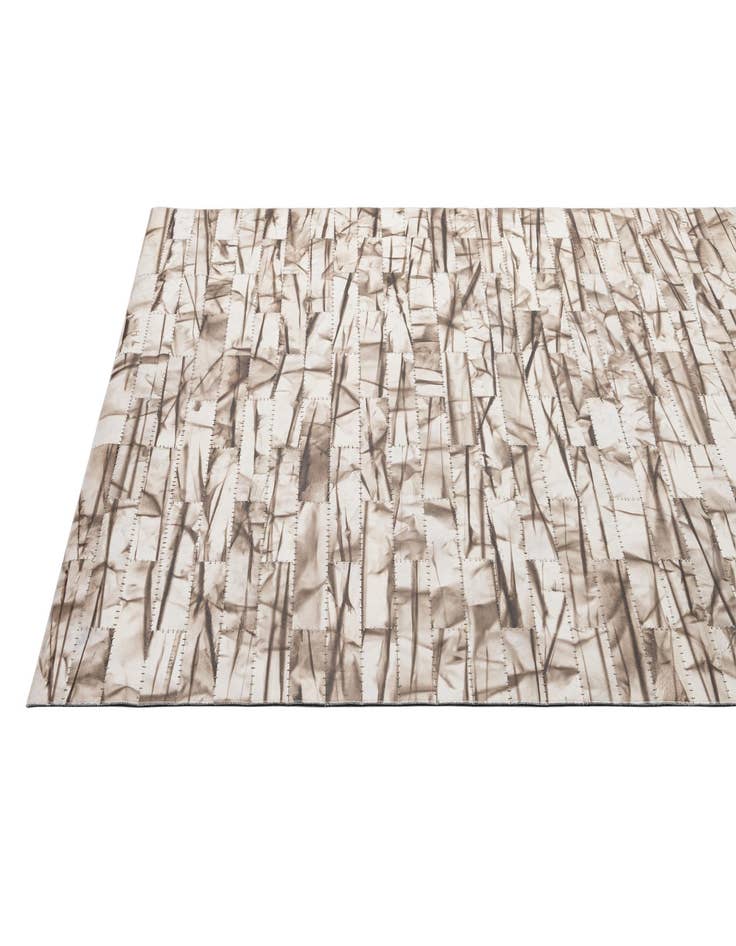 Detail image of  4' 11 x 8' 1 Cowhide - Patchwork Rug