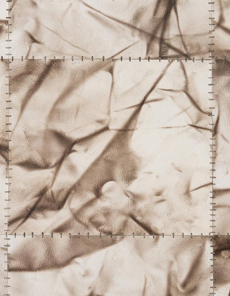 Detail image of  5' x 7' 11 Cowhide - Patchwork Rug