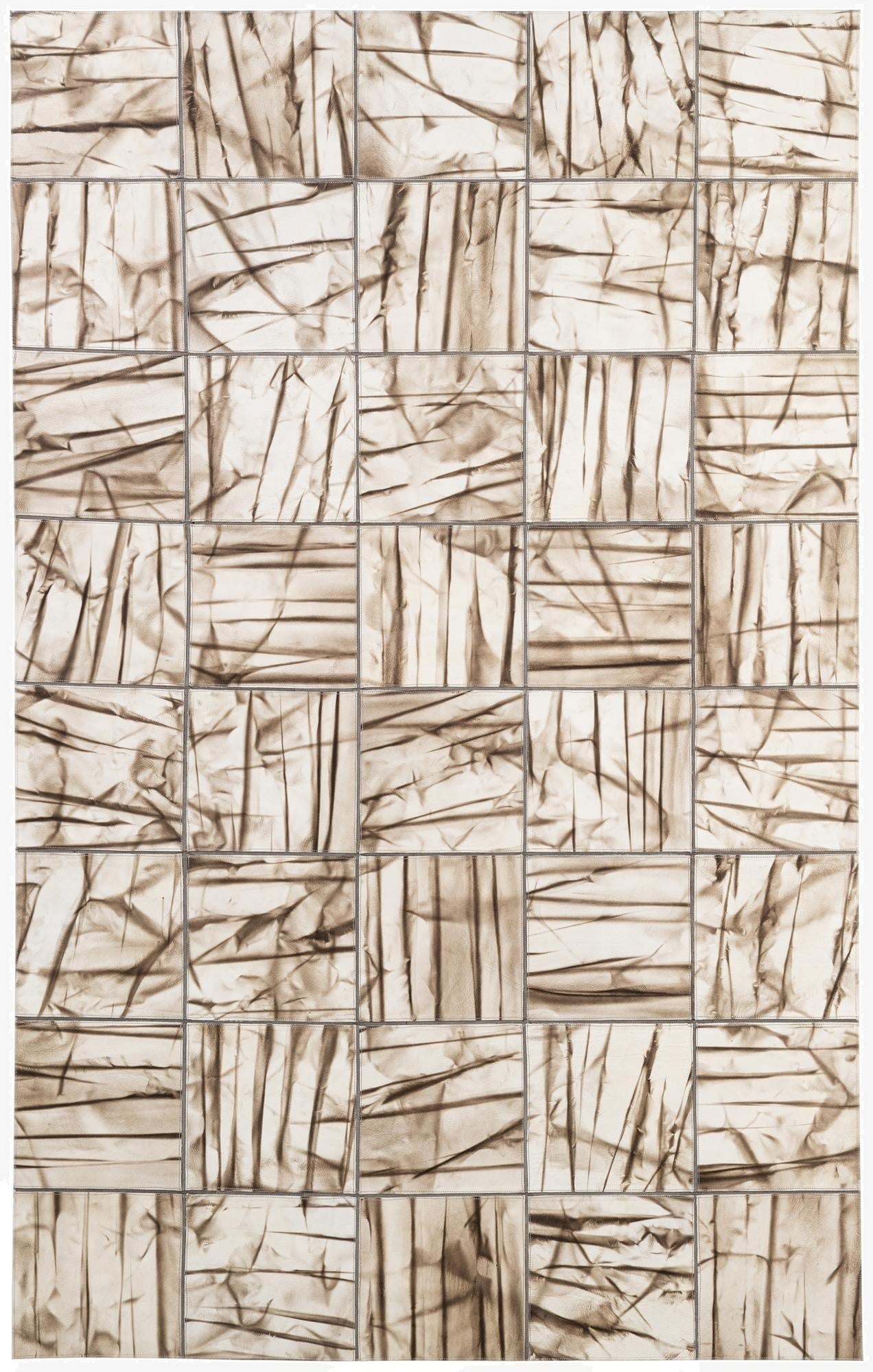  5' x 7' 10 Cowhide - Patchwork Rug