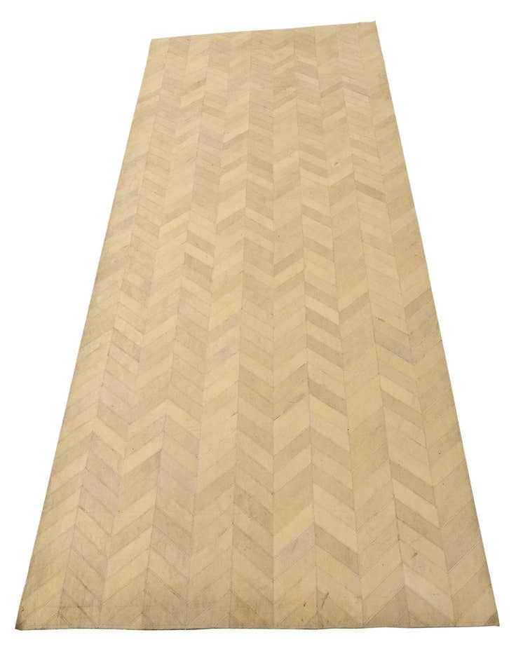 Detail image of  5' 3 x 7' 7 Cowhide Leather Rug