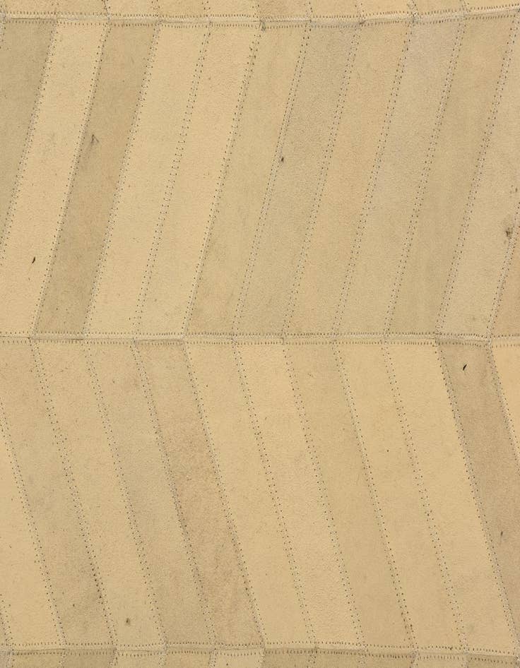 Detail image of  5' 3 x 7' 7 Cowhide Leather Rug