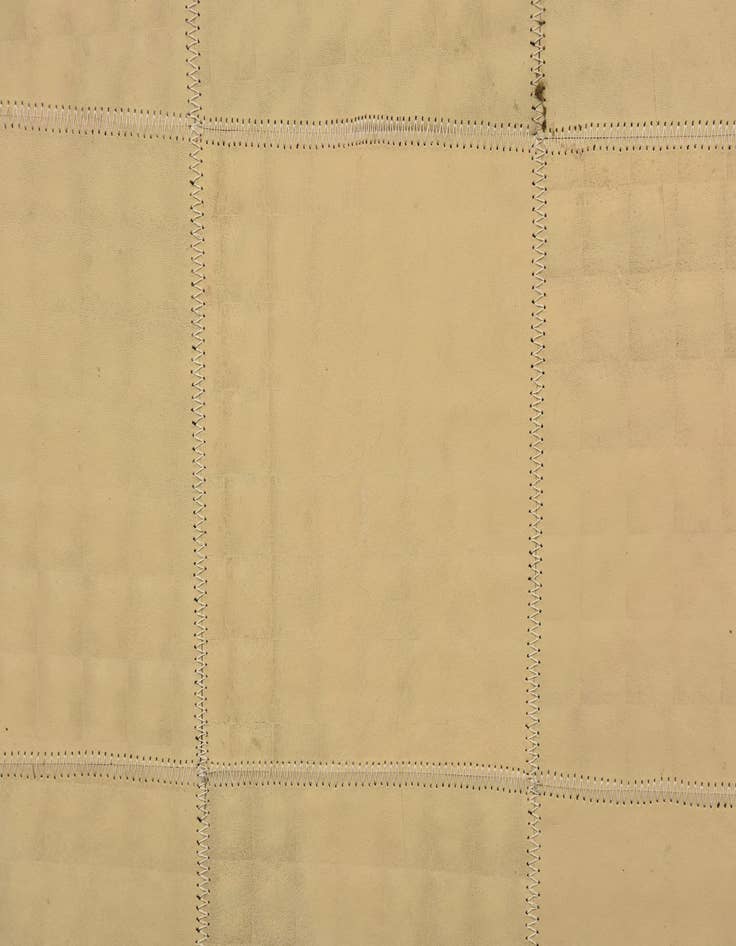 Detail image of  2' 1 x 3' 1 Cowhide Leather Rug