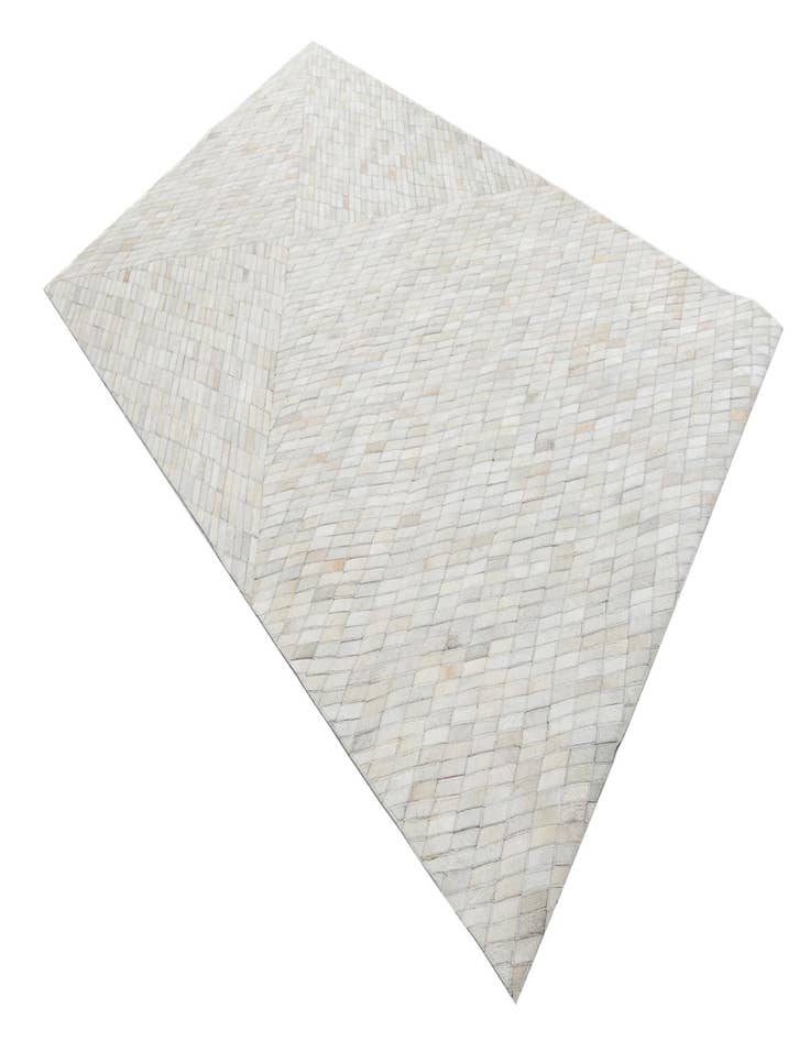 Detail image of  5' x 7' 9 Cowhide Leather Rug