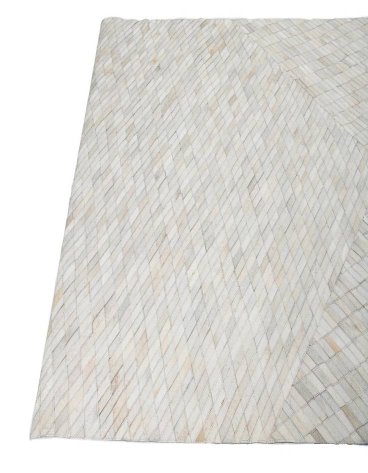 Detail image of  5' x 7' 9 Cowhide Leather Rug