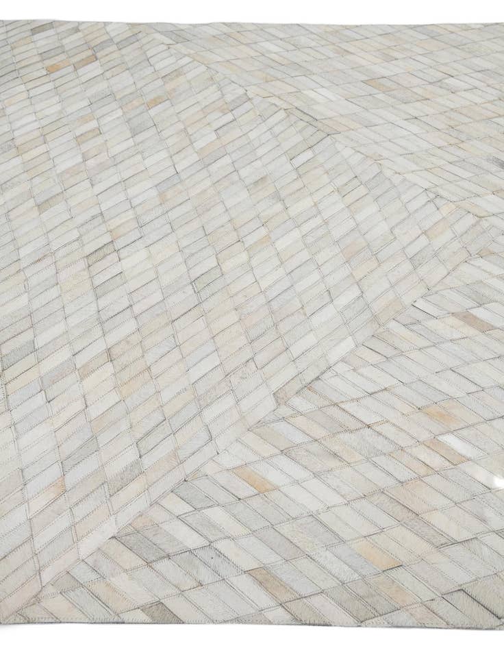 Detail image of  5' x 7' 9 Cowhide Leather Rug