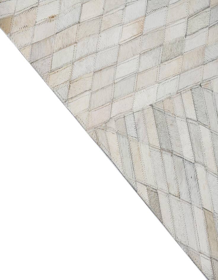 Detail image of  5' x 7' 9 Cowhide Leather Rug