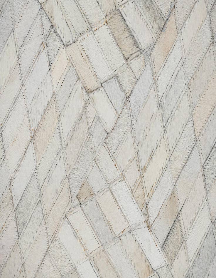 Detail image of  5' x 7' 9 Cowhide Leather Rug