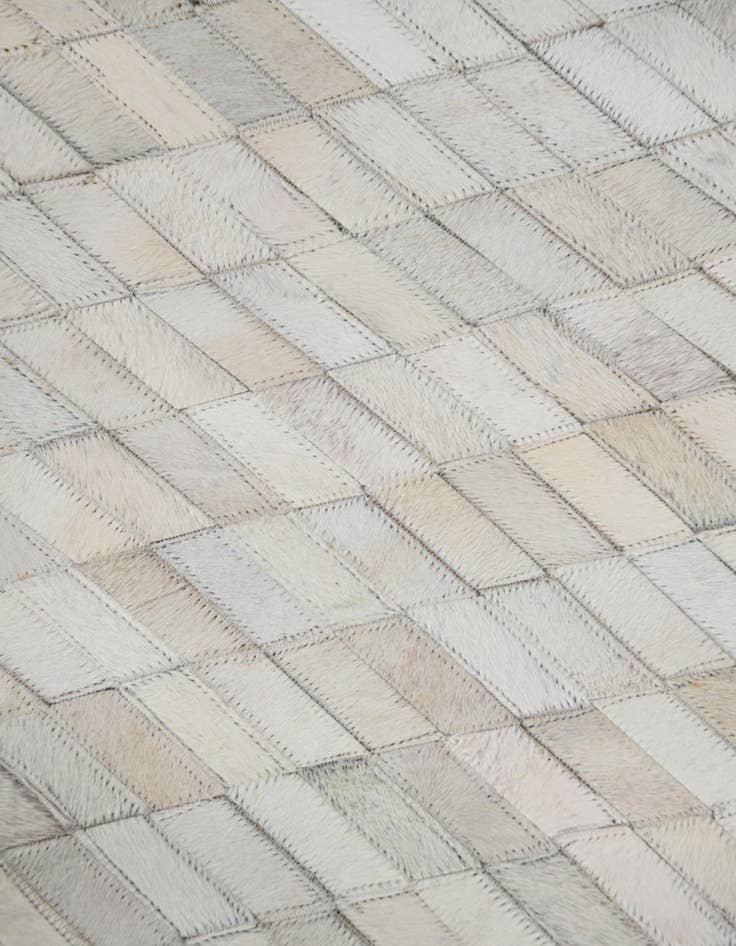 Detail image of  5' x 7' 9 Cowhide Leather Rug