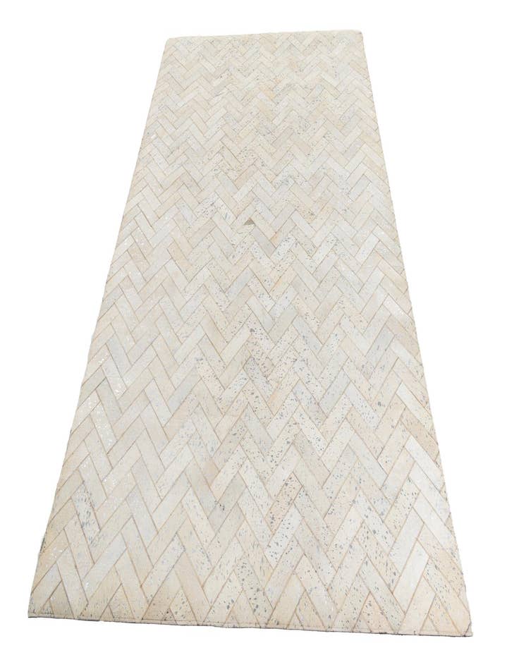 Detail image of  5' x 8' Cowhide Leather Rug