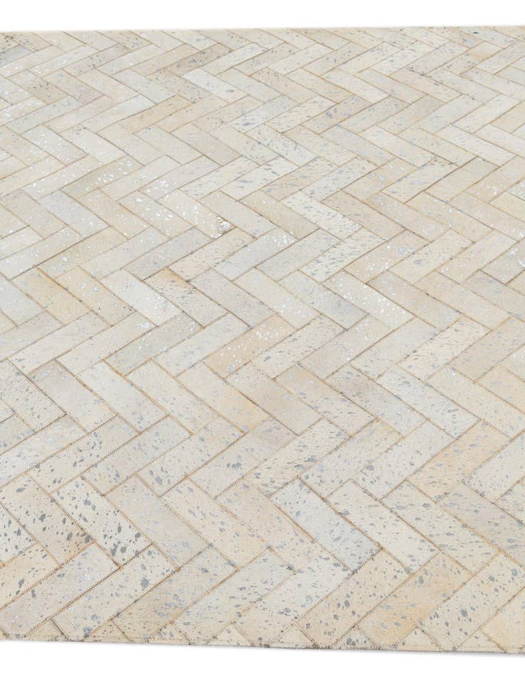 Detail image of  5' x 8' Cowhide Leather Rug