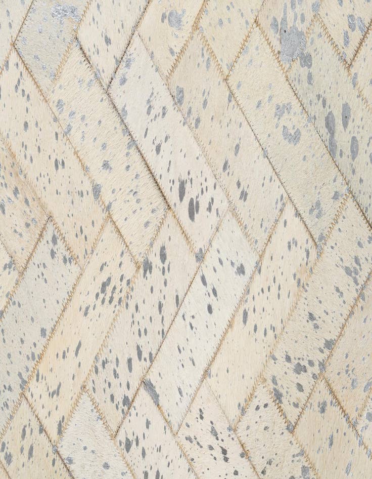 Detail image of  5' x 7' 9 Cowhide Leather Rug