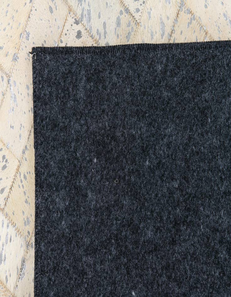 Detail image of  5' x 7' 9 Cowhide Leather Rug