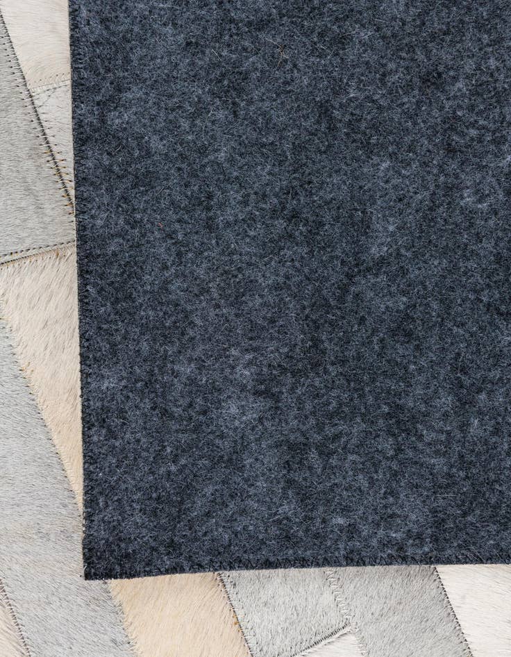 Detail image of  5' 1 x 7' 8 Cowhide Leather Rug