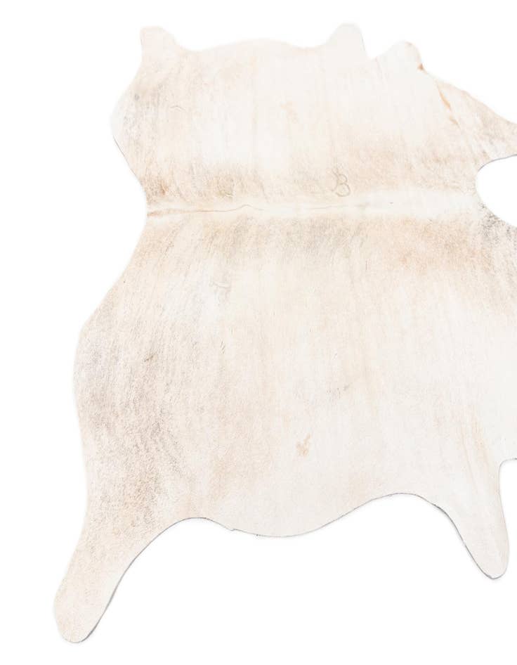 Detail image of  5' 2 x 6' 8 Cowhide Leather Rug