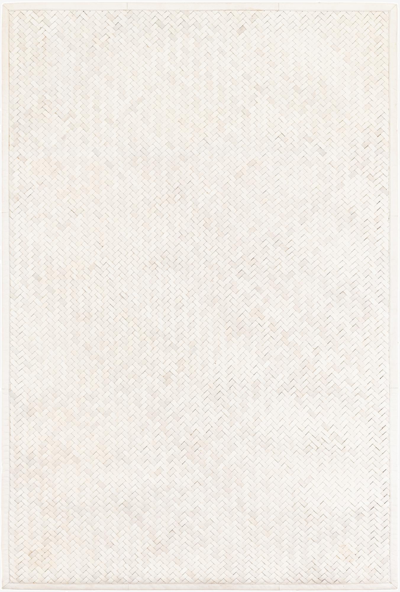  4' x 6' Cowhide Leather Rug