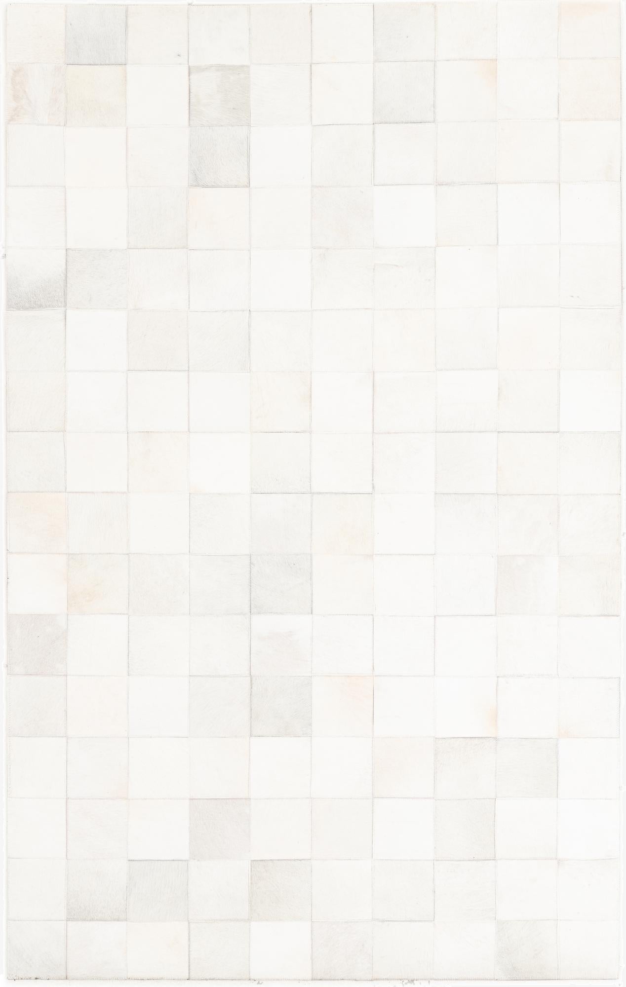  5' x 8' Cowhide Leather Rug