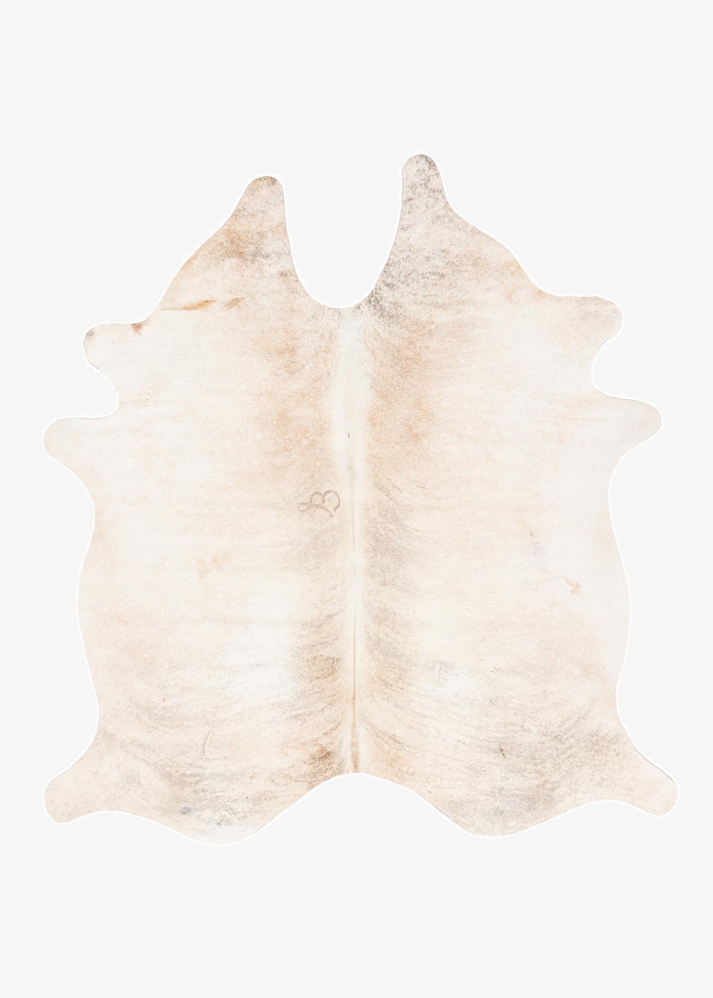  5' 2 x 6' 8 Cowhide Leather Rug