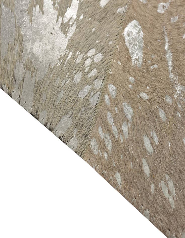 Detail image of  5' 1 x 7' 10 Cowhide Rug