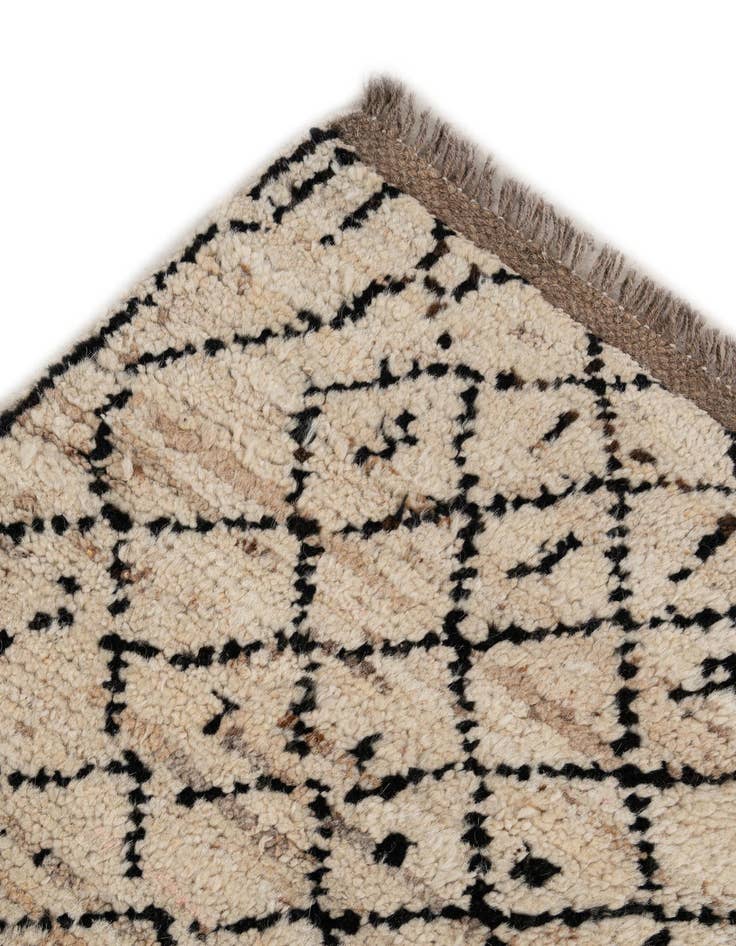 Detail image of  6' 6 x 9' 8  Hand Knotted Darya Wool Rug