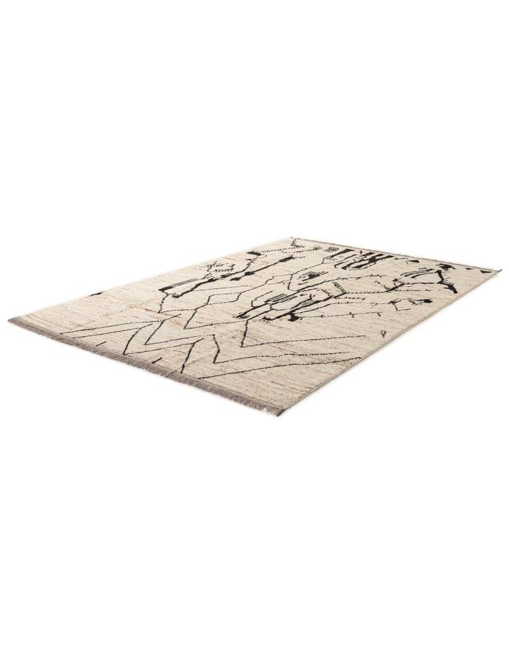 Detail image of  6' 8 x 9' 9  Hand Knotted Darya Wool Rug