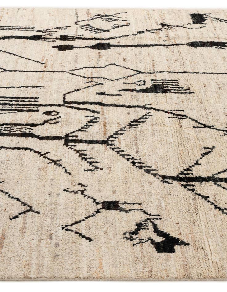 Detail image of  6' 8 x 9' 9  Hand Knotted Darya Wool Rug