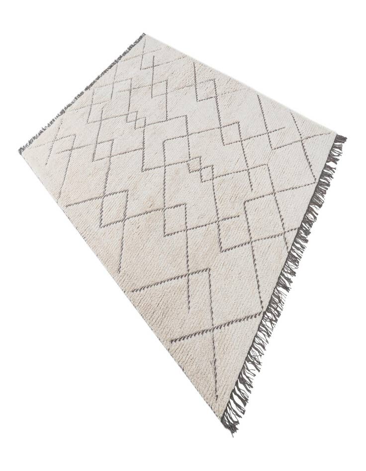 Detail image of  5' 7 x 7' 8  Hand Knotted Darya Wool Rug