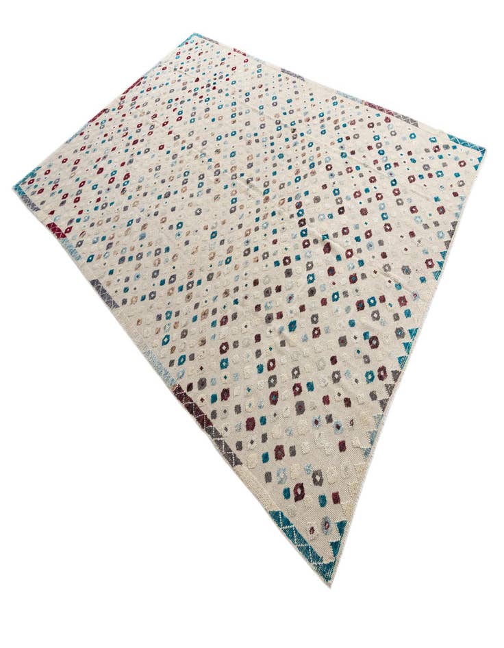 Detail image of  10' x 14' 5  Hand Knotted Darya Wool Rug