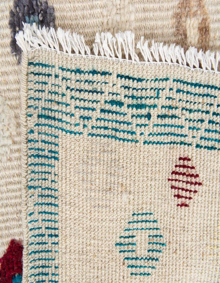 Detail image of  10' x 14' 5  Hand Knotted Darya Wool Rug