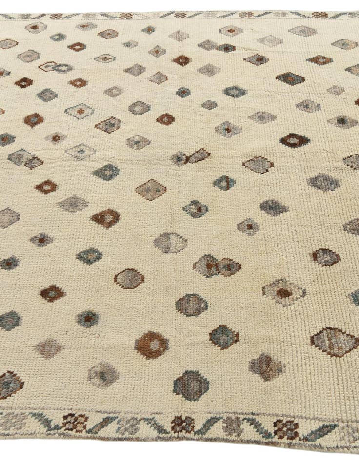 Detail image of  5' 10 x 8'  Hand Knotted Darya Wool Rug