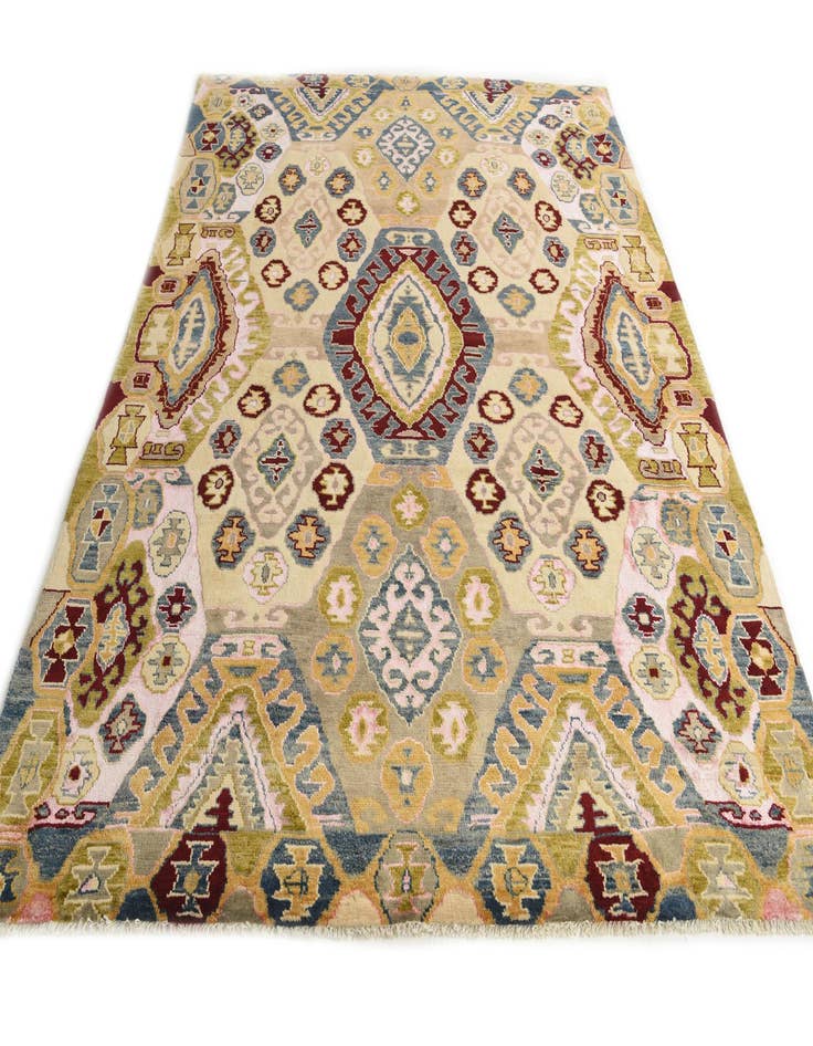 Detail image of  7' 10 x 9' 9  Hand Knotted Darya Rug