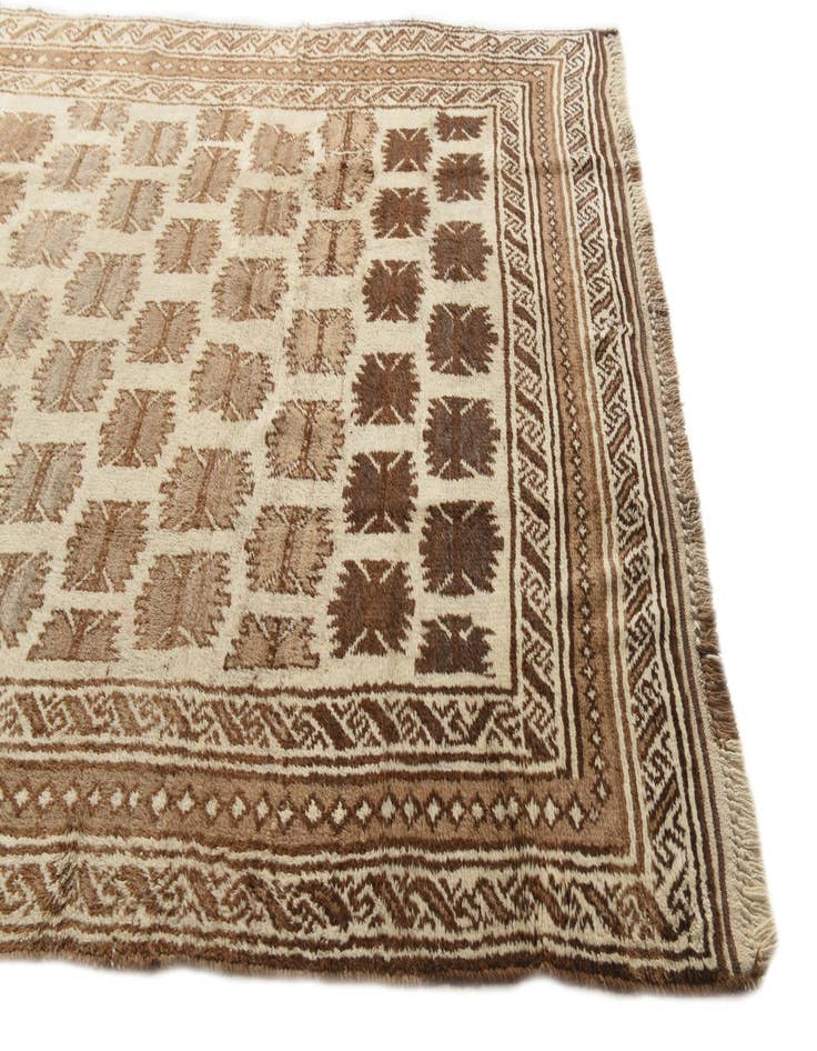 Detail image of  6' 8 x 9'  Hand Knotted Darya Wool Rug