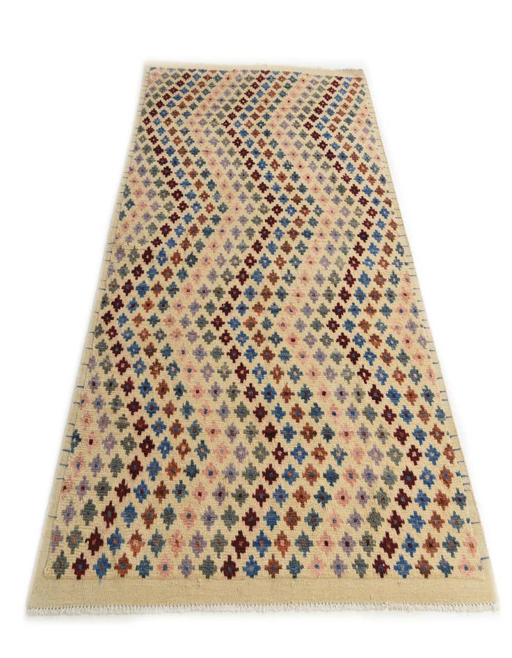 Detail image of  5' 6 x 8' 3  Hand Knotted Darya Wool Rug