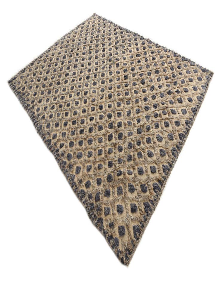 Detail image of  7' 10 x 10'  Hand Knotted Darya Wool Rug