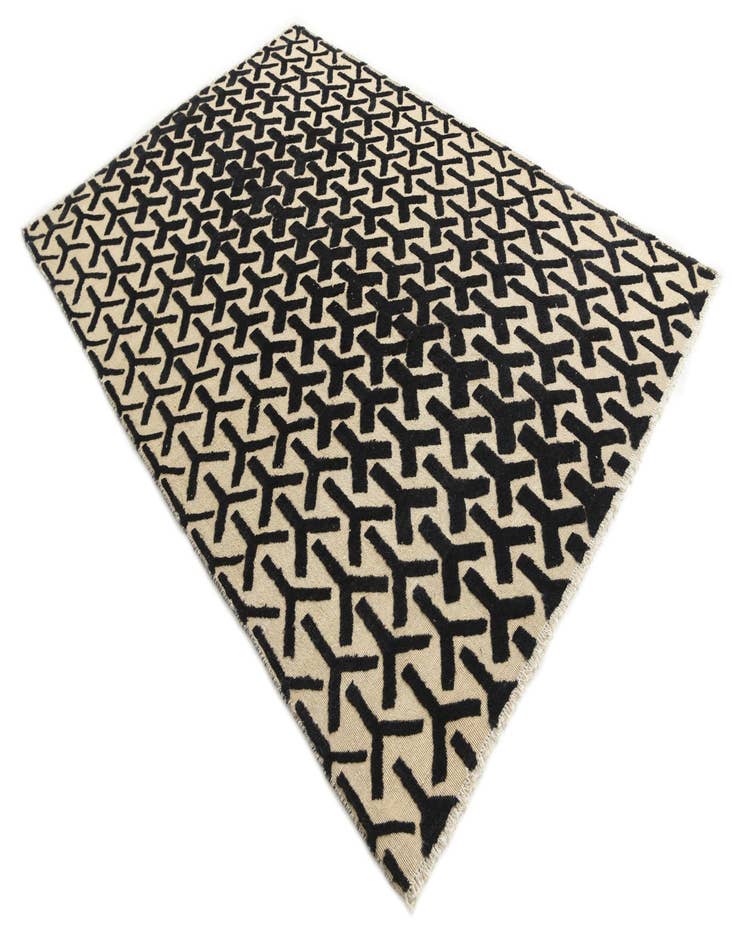 Detail image of  6' 8 x 9' 10  Hand Knotted Darya Wool Rug